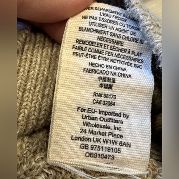 Free People Too Good Pullover Neutral Beige Extra Small Crewneck Pullover - Picture 9 of 10